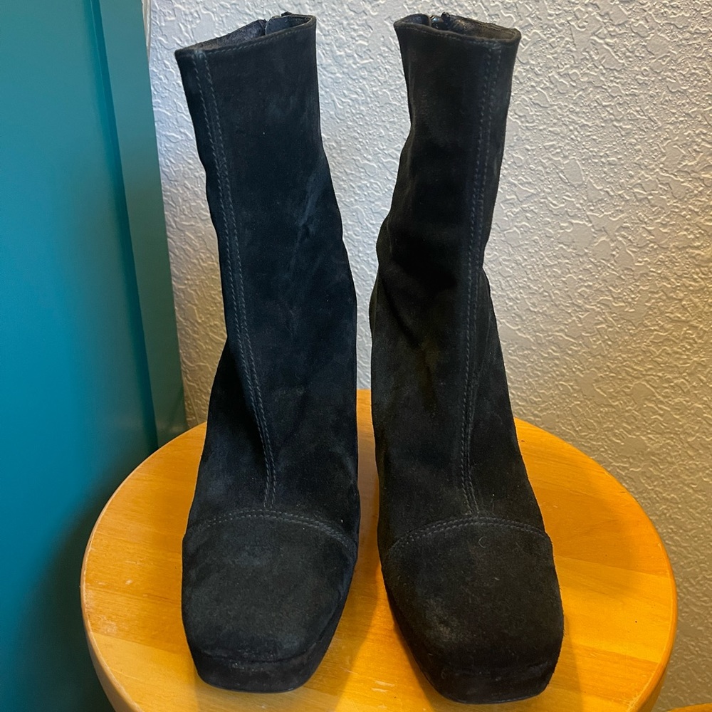 Free People Black Suede Boots - Picture 8 of 15